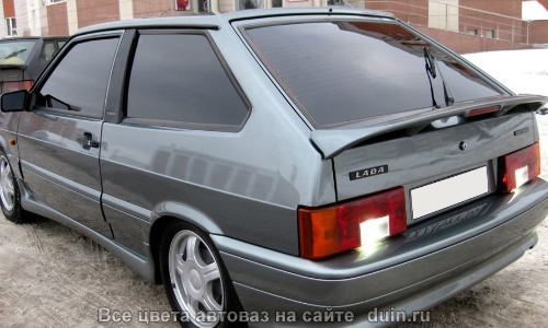 ВАЗ 2113: фото пример цвета Кварц (630) серый металлик