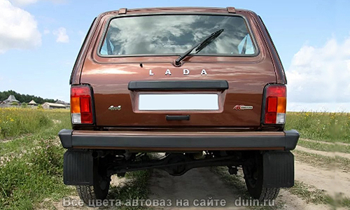 Лада 4x4 Нива: фото пример цвета Терра (507) коричневый