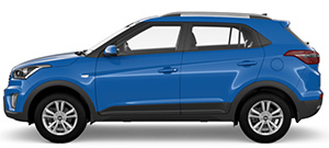 Hyundai Creta Синего цвета