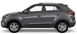 Hyundai Creta серого цвета