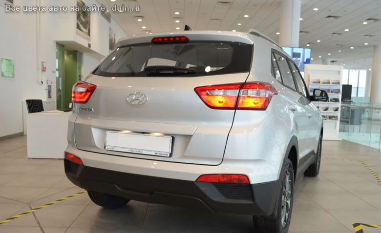 Hyundai Creta Серебристого цвета