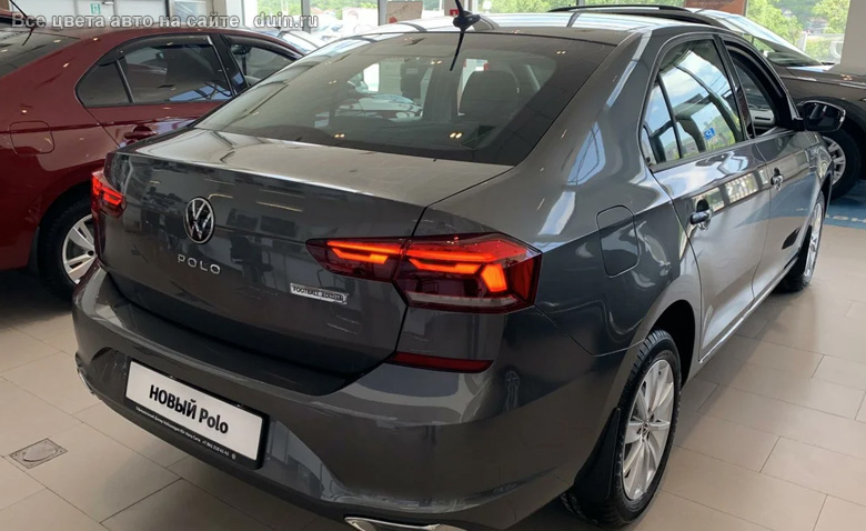 Volkswagen Polo Серого цвета
