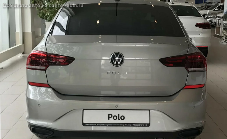 Volkswagen Polo Серебристого цвета